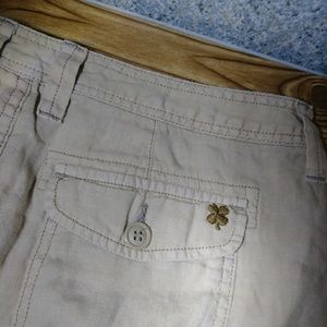 Lucky Brand Linen Mini Skirt